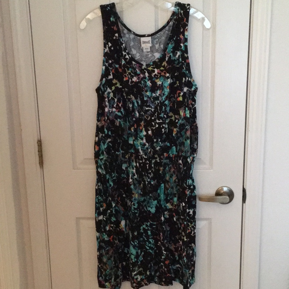 Women's Sleeveless Multicolor Dress